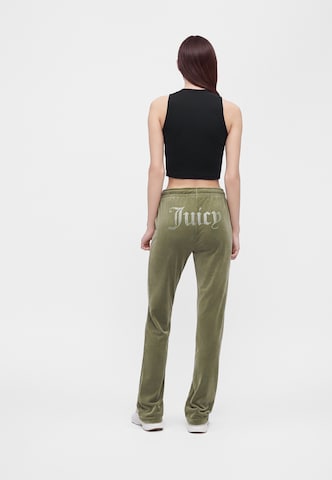 Juicy Couture Tall - Acampanado Pantalón 'TINA' en verde: atrás