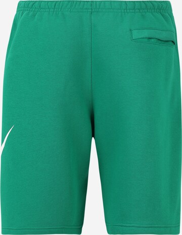 Nike Sportswear Обычный Штаны 'CLUB' в Зеленый