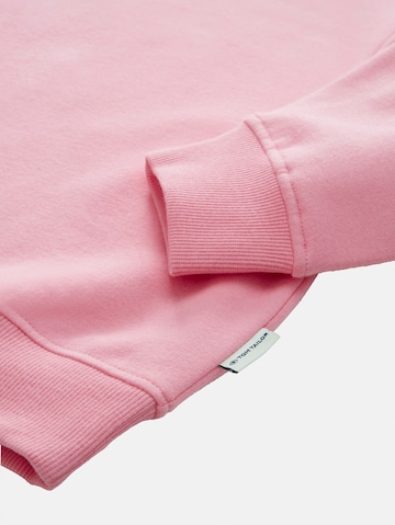 TOM TAILOR Sweatshirt in Pink