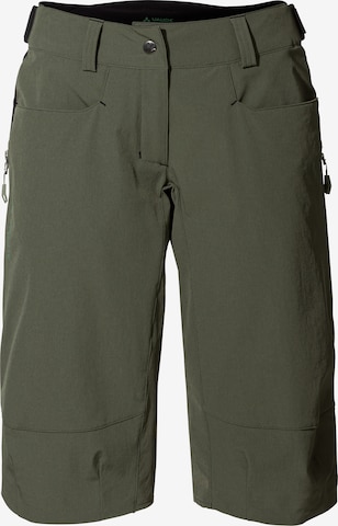 VAUDE Outdoor Pants 'Moab IV' in Green: front