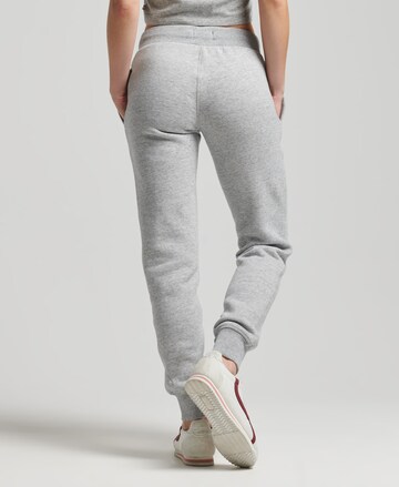 Superdry Tapered Pants 'Vintage Collegiate' in Grey