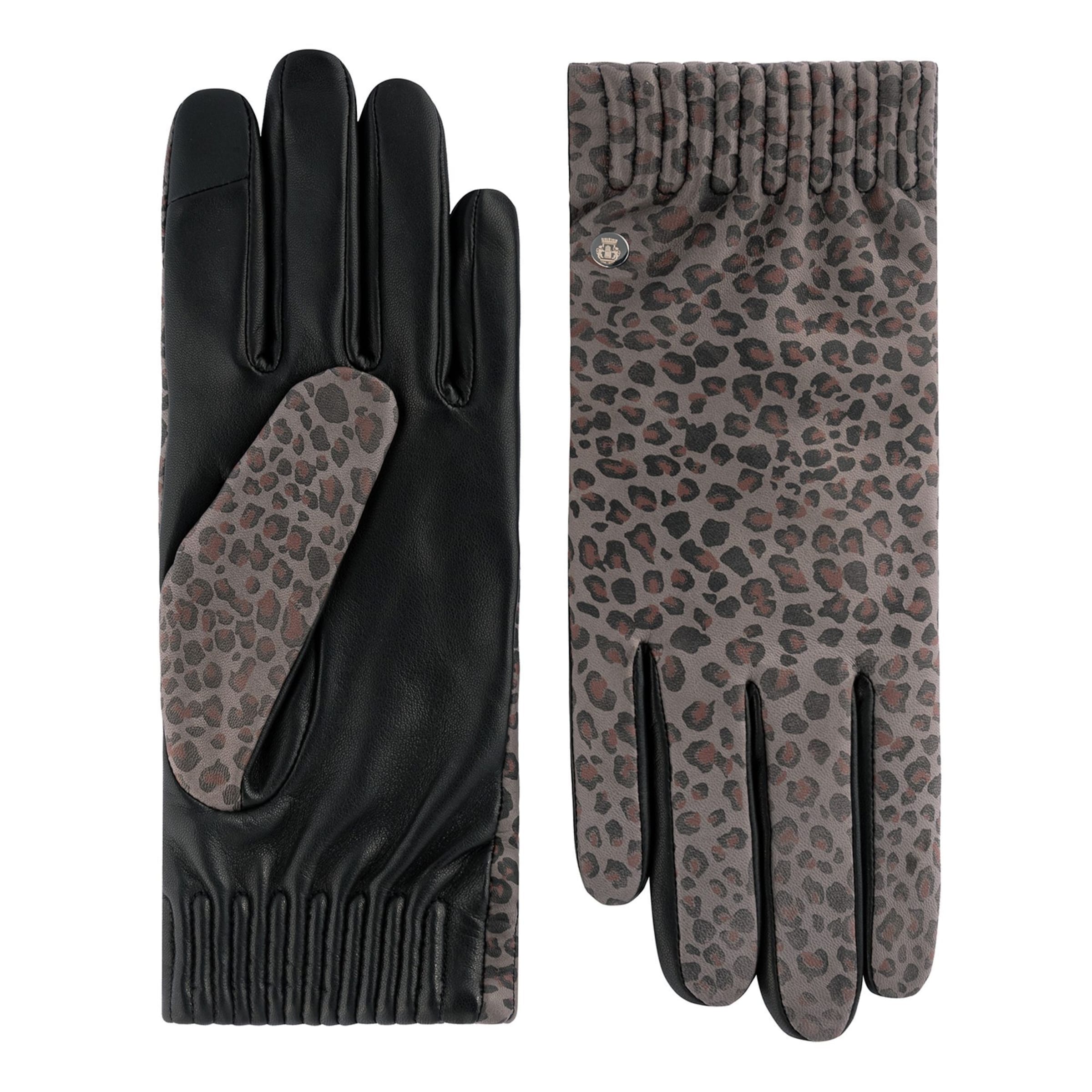 Gants 'SERENGETI TOUCH' Roeckl en gris : devant