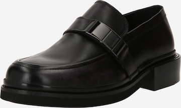 Papuci de casă de la Calvin Klein pe negru: față