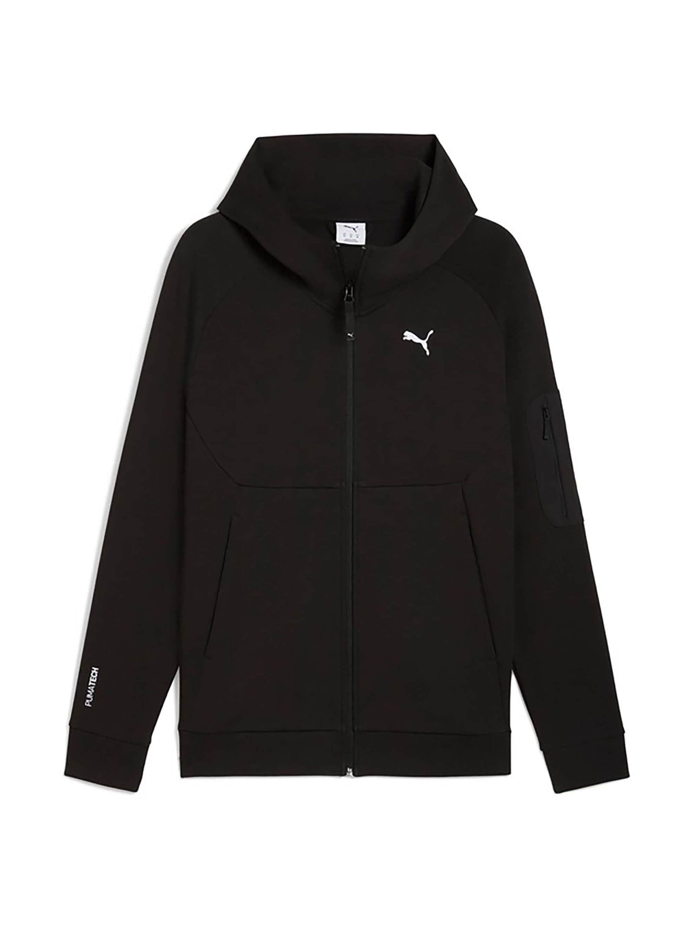 PUMA Sports sweatshirt in Black: front