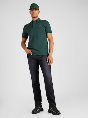 HUGO Red Shirt 'Deresino' in Green