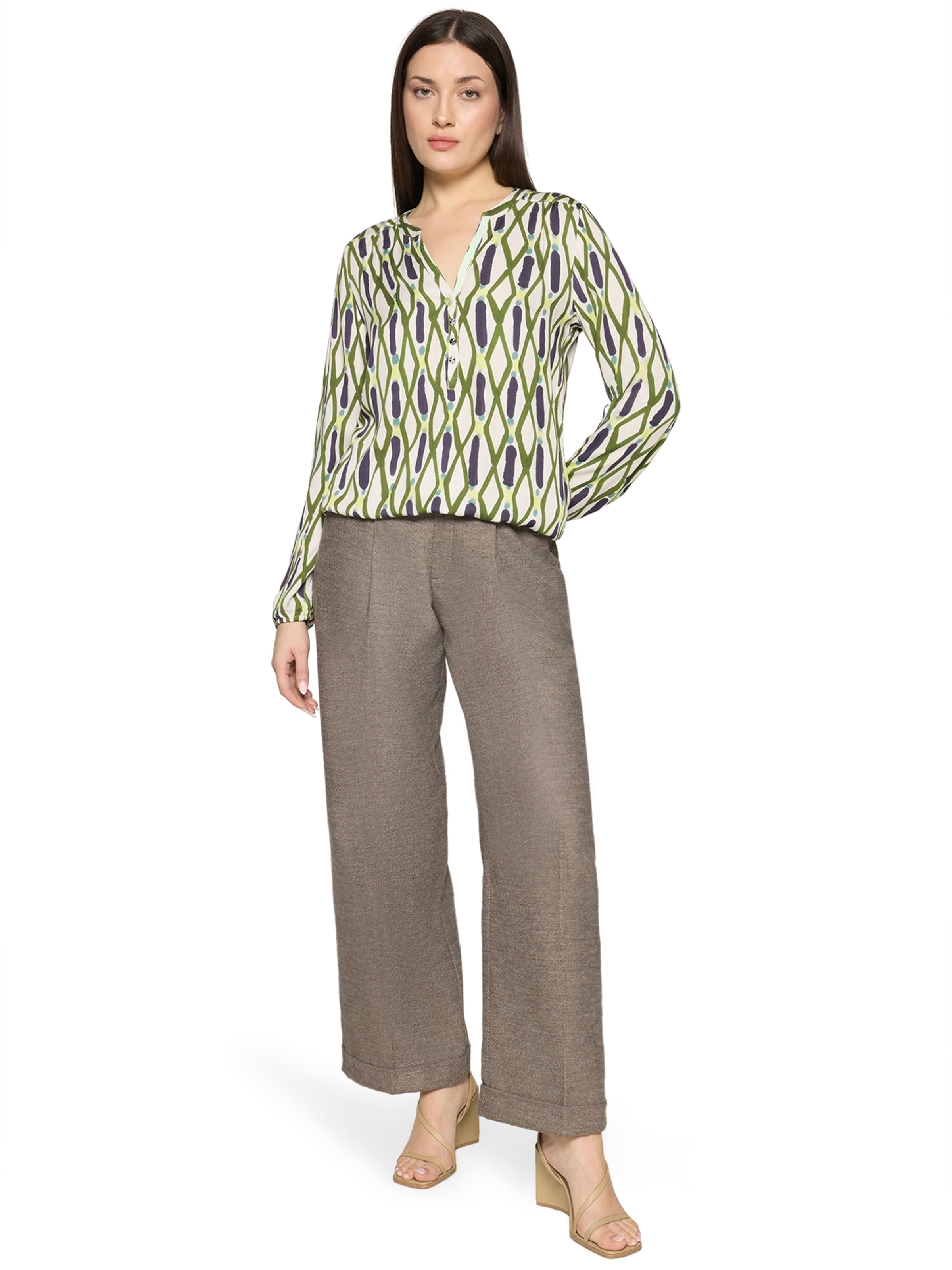 Cartoon Blouse in Green