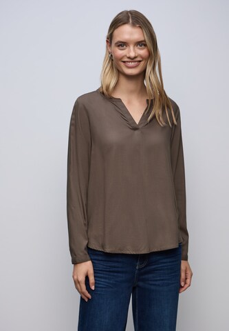 STREET ONE Tunic in Brown: front