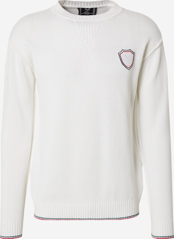 19V69 ITALIA Pullover 'Kris' i hvid: forside