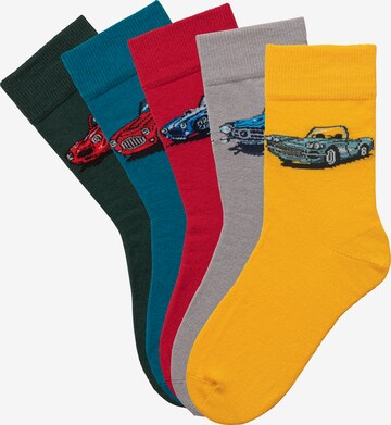 H.I.S Socks in Mixed colors: front