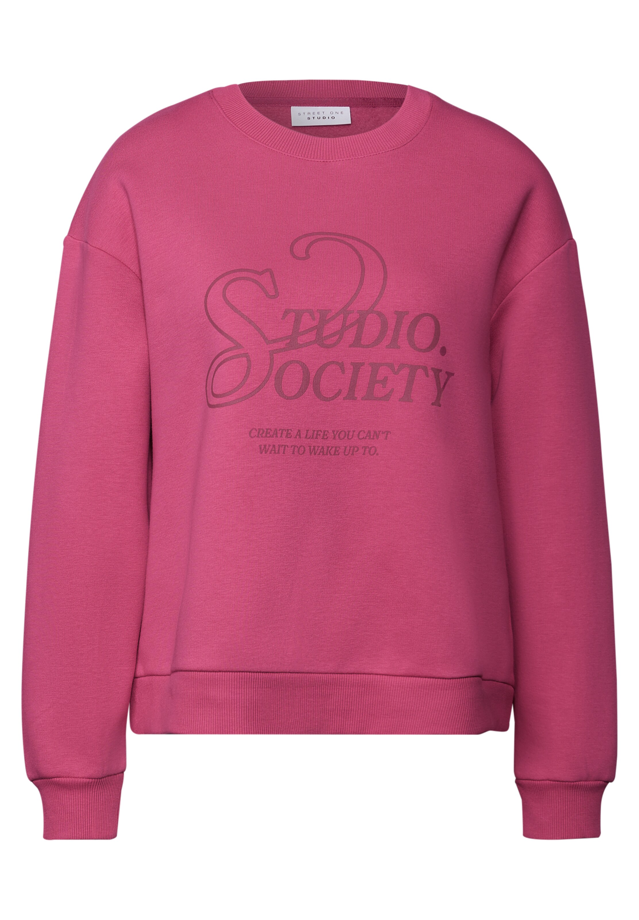 Street One Studio Sweatshirt in Pink: Vorderseite