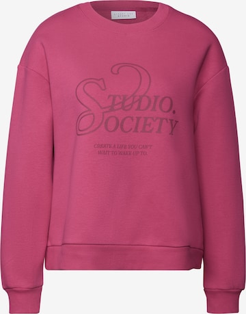 Street One Studio Sweatshirt in Pink: Vorderseite