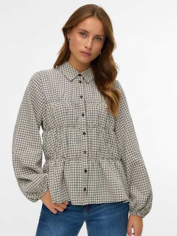 VERO MODA Blouse 'MABEL ' in Zwart: voorkant