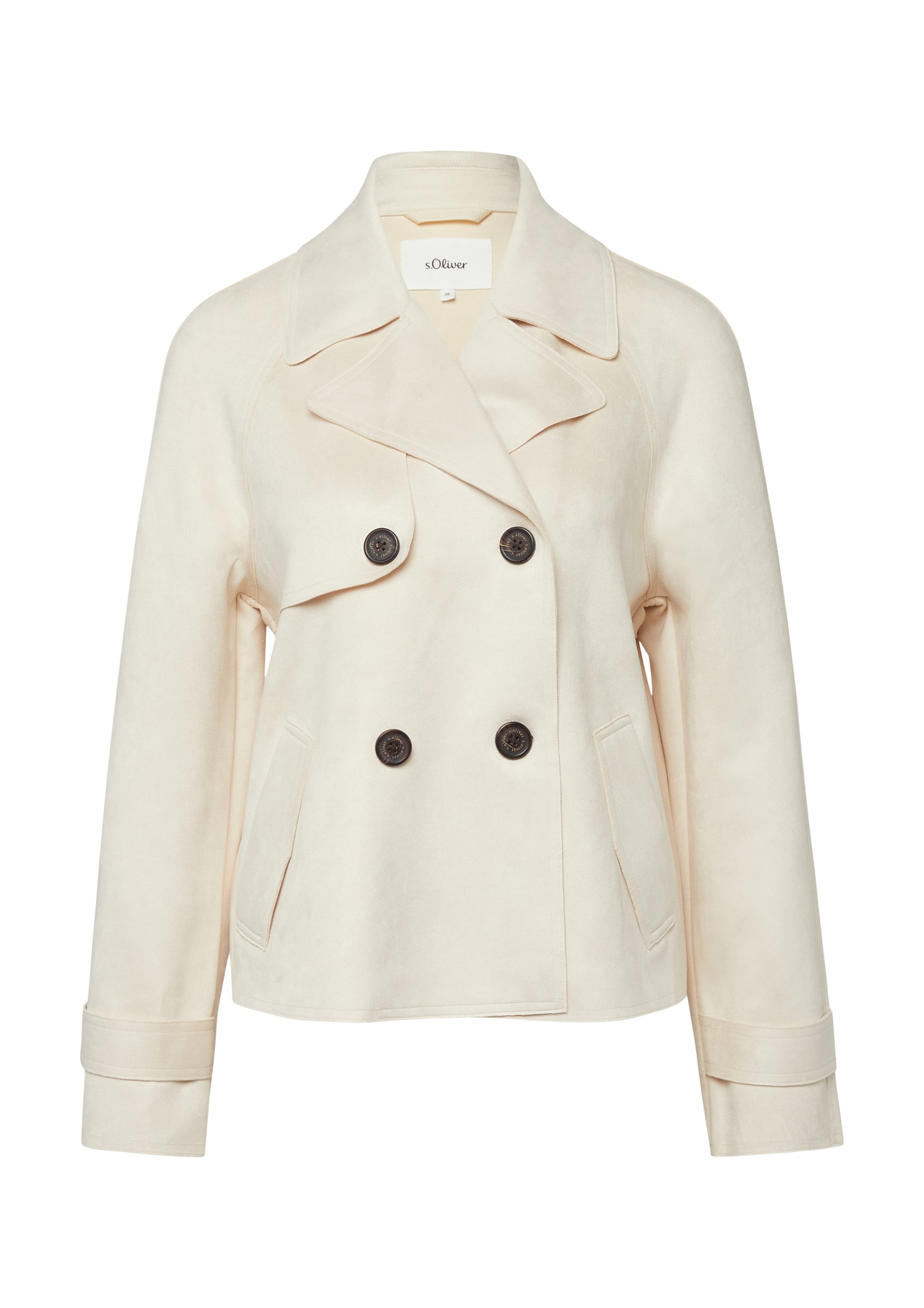 s.Oliver Tussenjas in Beige: voorkant