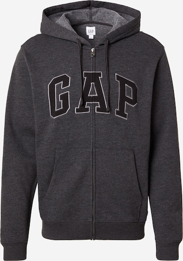 Džemperis 'HERITAGE' iš GAP, spalva – antracito spalva / šviesiai pilka / juoda, Prekių apžvalga