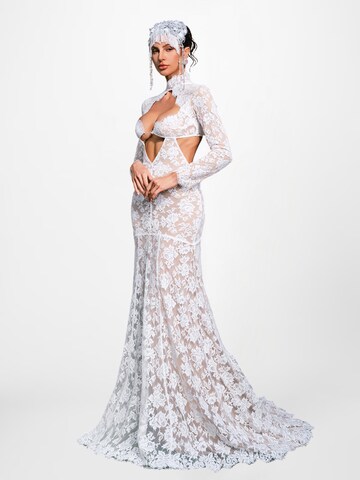 Mew Mews Kleid 'Edalene' in Weiß