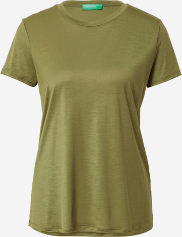 T-shirt UNITED COLORS OF BENETTON en vert : devant