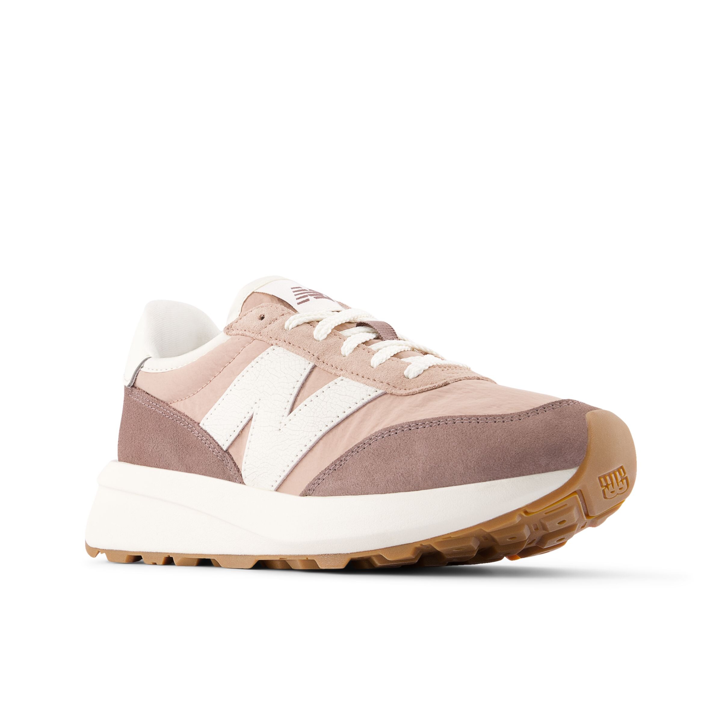 Baskets basses '370' new balance en marron : devant