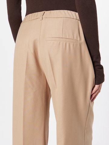 s.Oliver BLACK LABEL Wide leg Pantalon 'Charlotte' in Beige