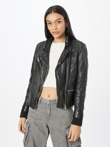 Gipsy Between-Season Jacket 'Fea' in Black: front