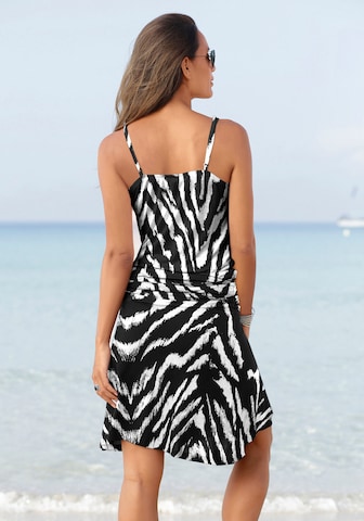 BEACH TIME - Vestido de praia em preto