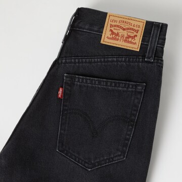 LEVI'S ® Laiad sääred Teksapüksid 'High Waisted Straight', värv must