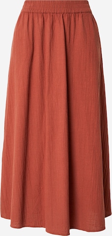 ONLY - Falda 'ONLTIZANA' en marrón: frente