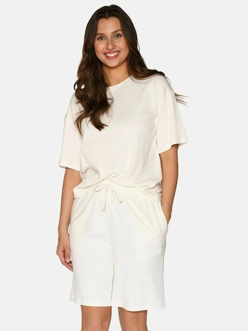 Pantalon de pyjama 'Astrid' CCDK Copenhagen en blanc : devant