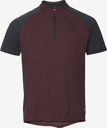 VAUDE Functioneel shirt 'Tamaro' in Rood: voorkant