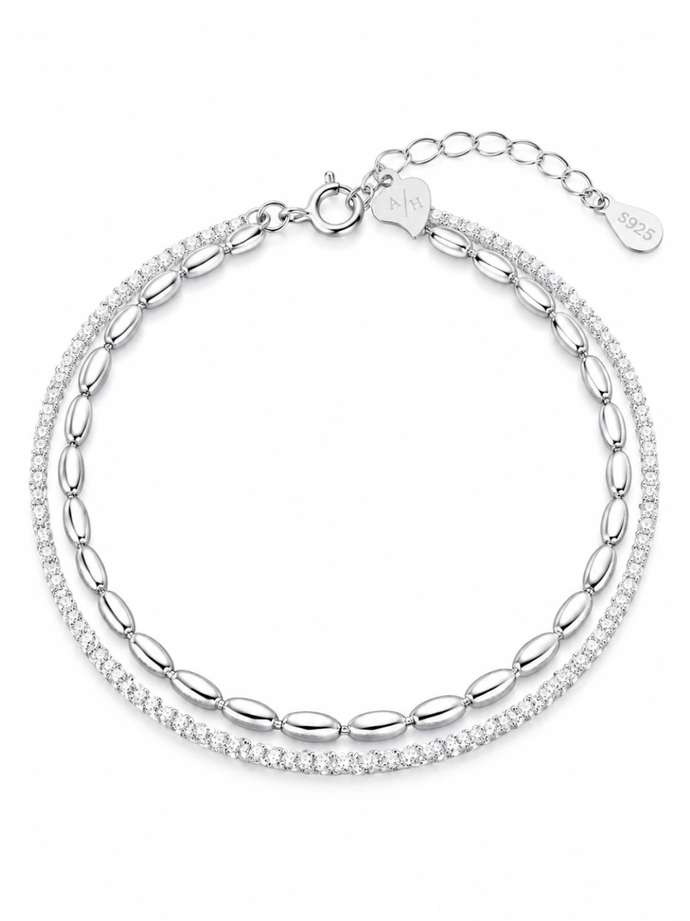 Bracelet 'OPATIJA' Alster Herz en argent : devant