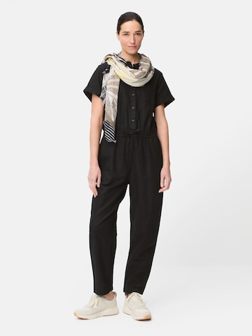 CAMEL ACTIVE Jumpsuit mit Knopfleiste in Schwarz