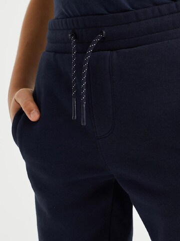 WE Fashion Tapered Broek in Blauw