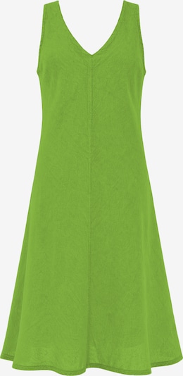 Haris Cotton Sommerkleid 'V Neck Linen Cami Dress' in 34 in kiwi, Produktansicht