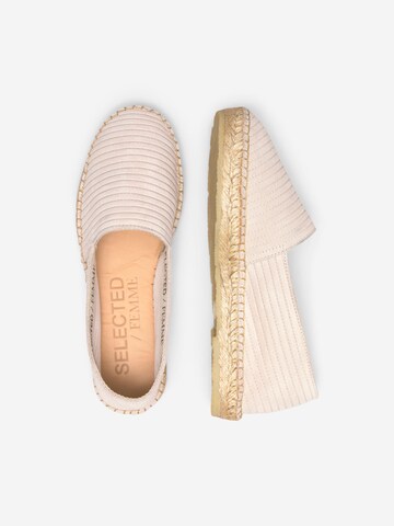 SELECTED FEMME Espadrilles 'Ellen' in Grijs