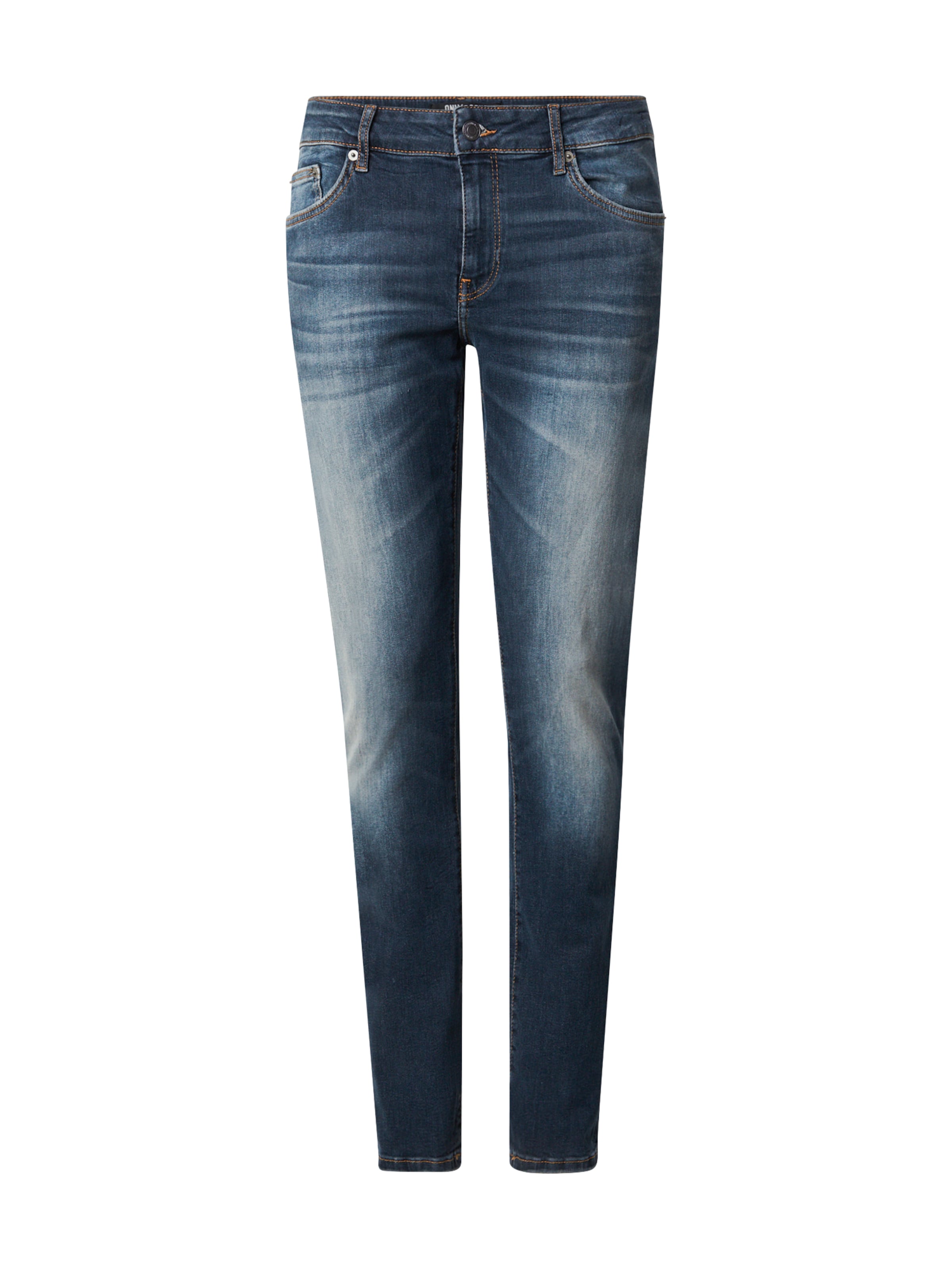 Only & Sons Слим фит Дънки 'ONSLoom' в синьо: отпред