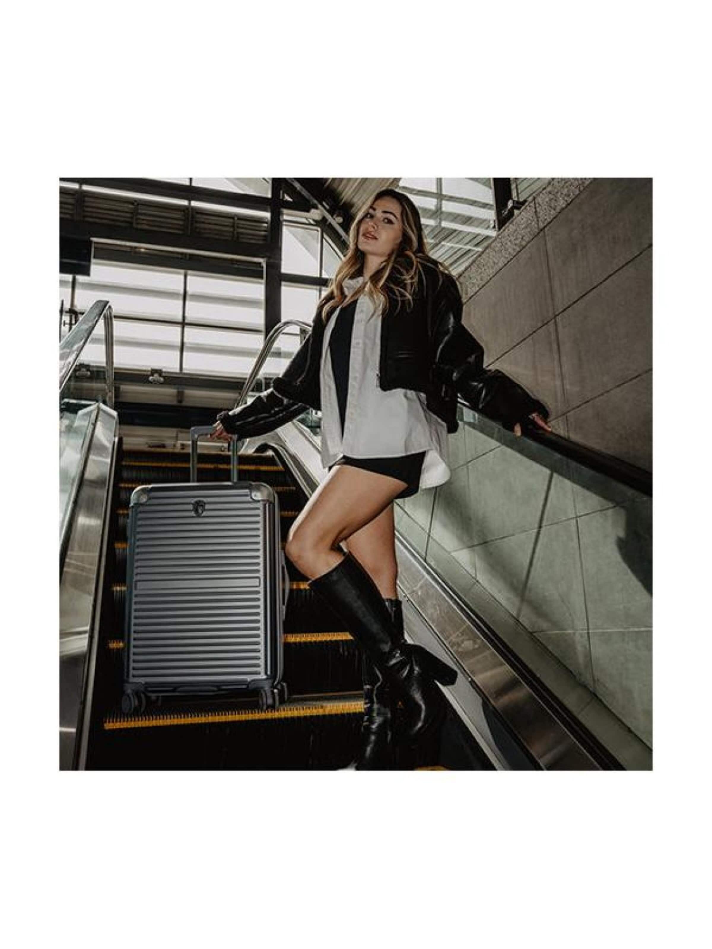 Heys Suitcase in Silver