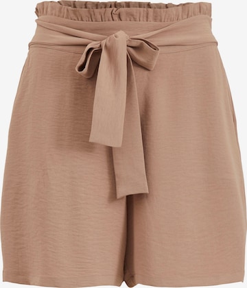 VILA Trousers 'Rasha' in Brown: front