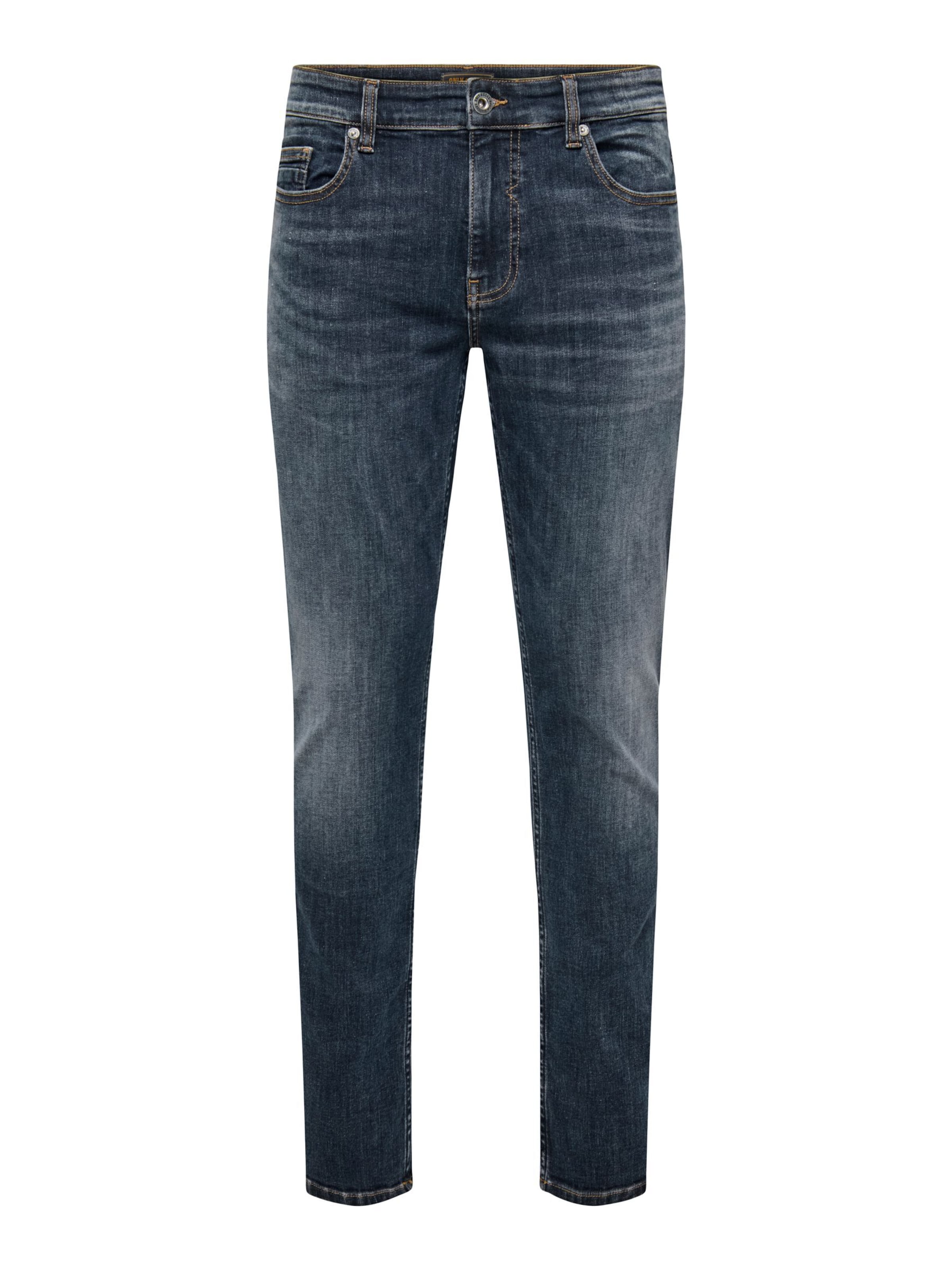 Regular Jean Only & Sons en bleu : devant