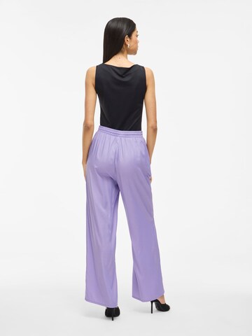 VILA Baggy Trousers 'bolis' in Purple