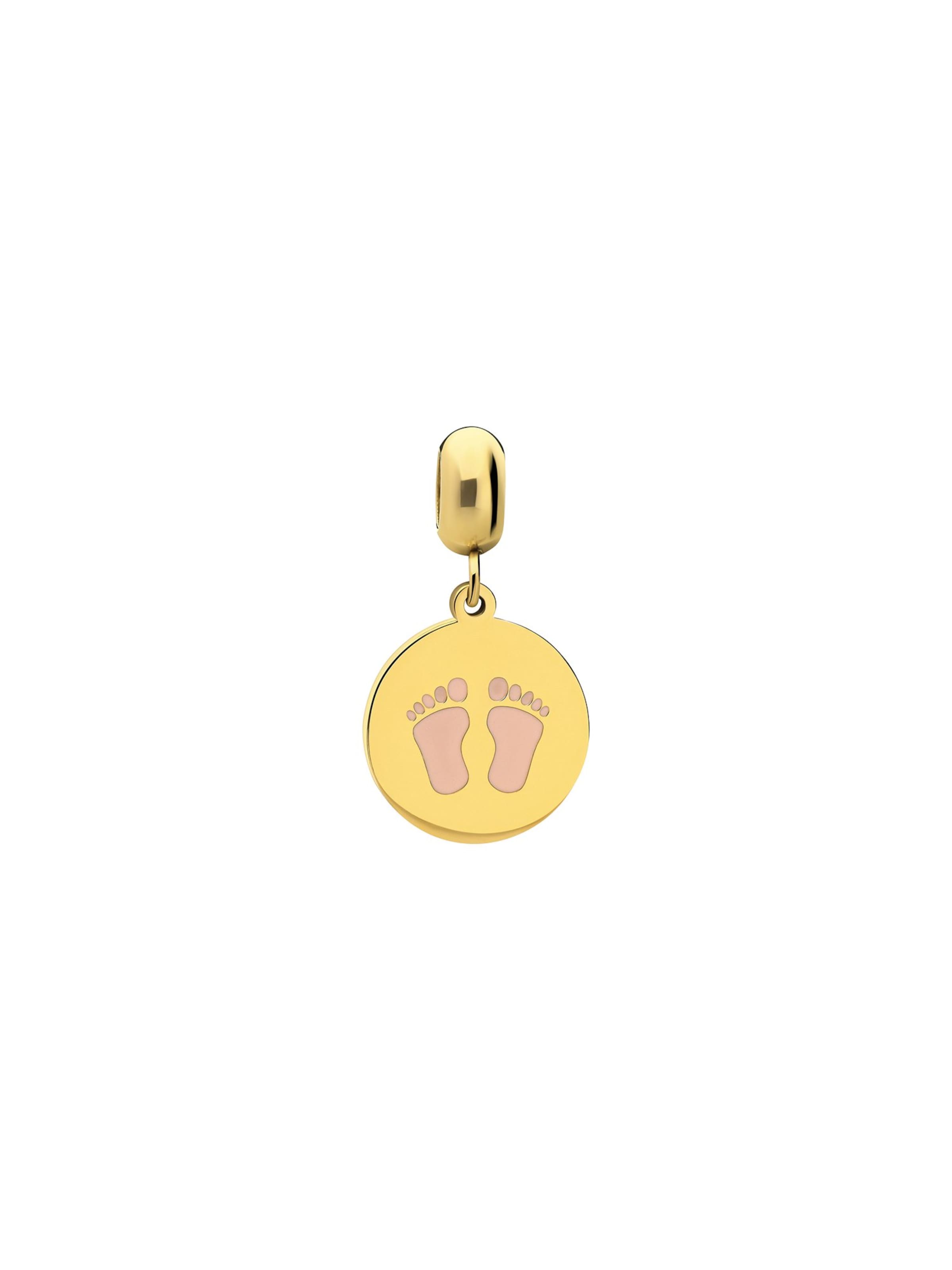 Lucardi Pendant 'Basic' in Gold: front