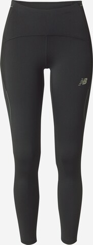 new balance Skinny Workout Pants 'Impact' in Black: front