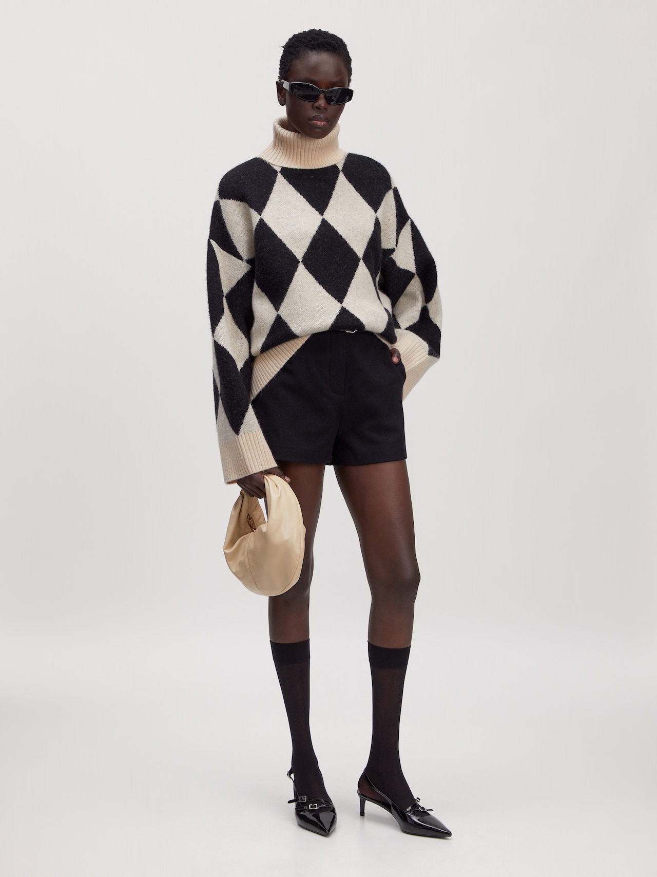 EDITED Pantaloni 'Tia' nero