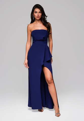 Ombre Evening dress in Blue: front