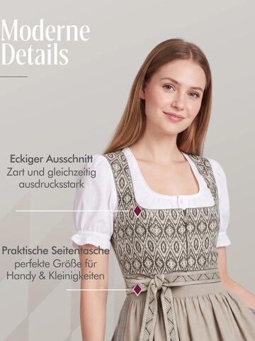 Trachtenhof Nübler Dirndl 'Dirndl midi Gudrun' in Green