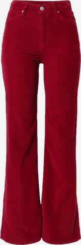 Pepe Jeans - Acampanado Pantalón 'Willa' en rojo: frente