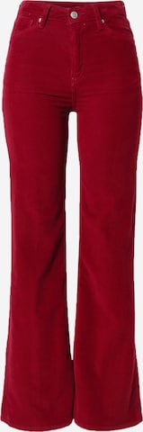 Pepe Jeans Rozkloszowany krój Spodnie 'Willa' w kolorze czerwony: przód