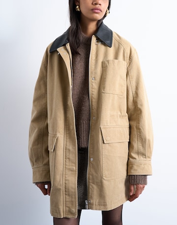 TOPSHOP Välikausitakki 'POSIE' värissä beige: etupuoli