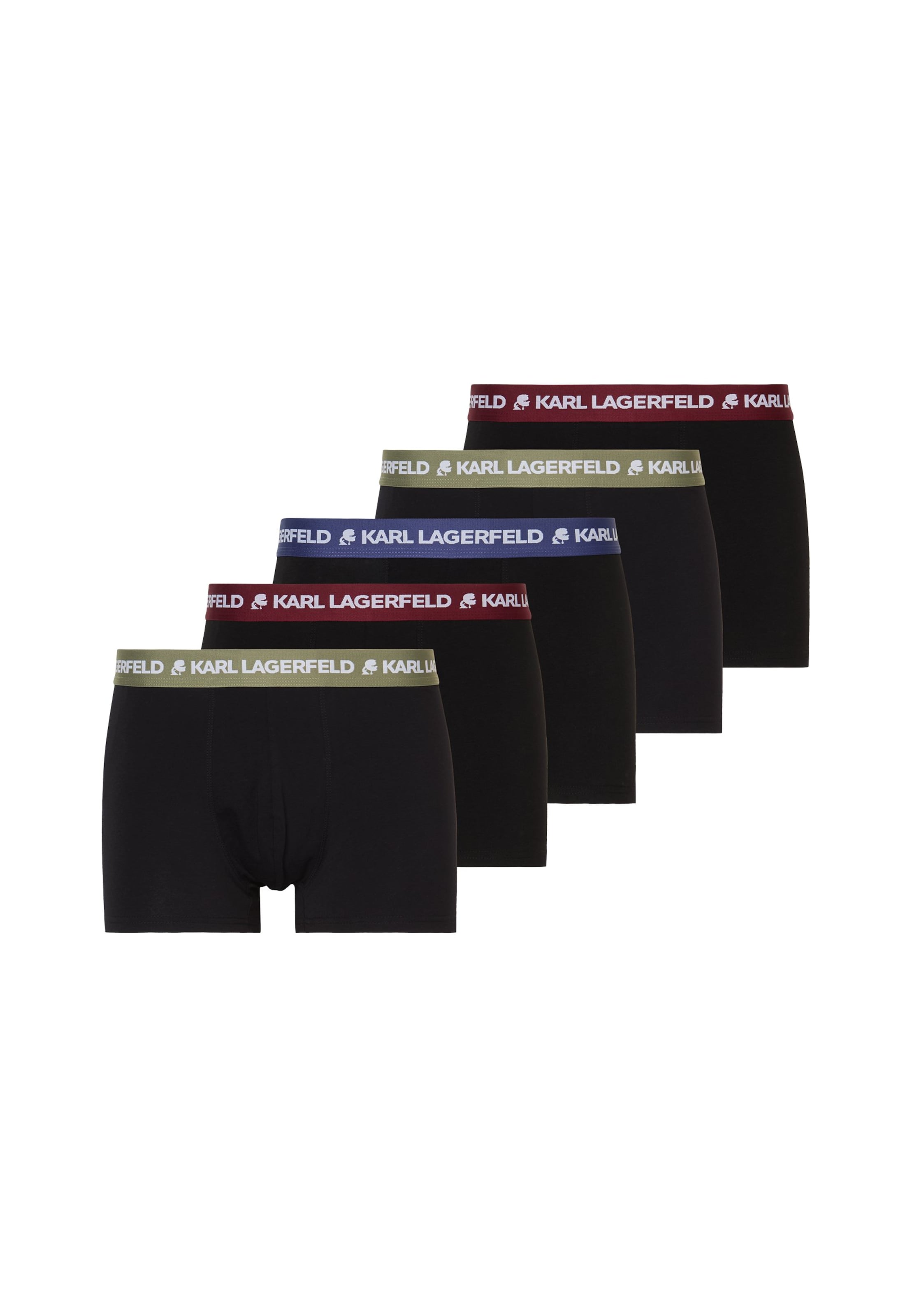 Boxers Karl Lagerfeld en noir : devant