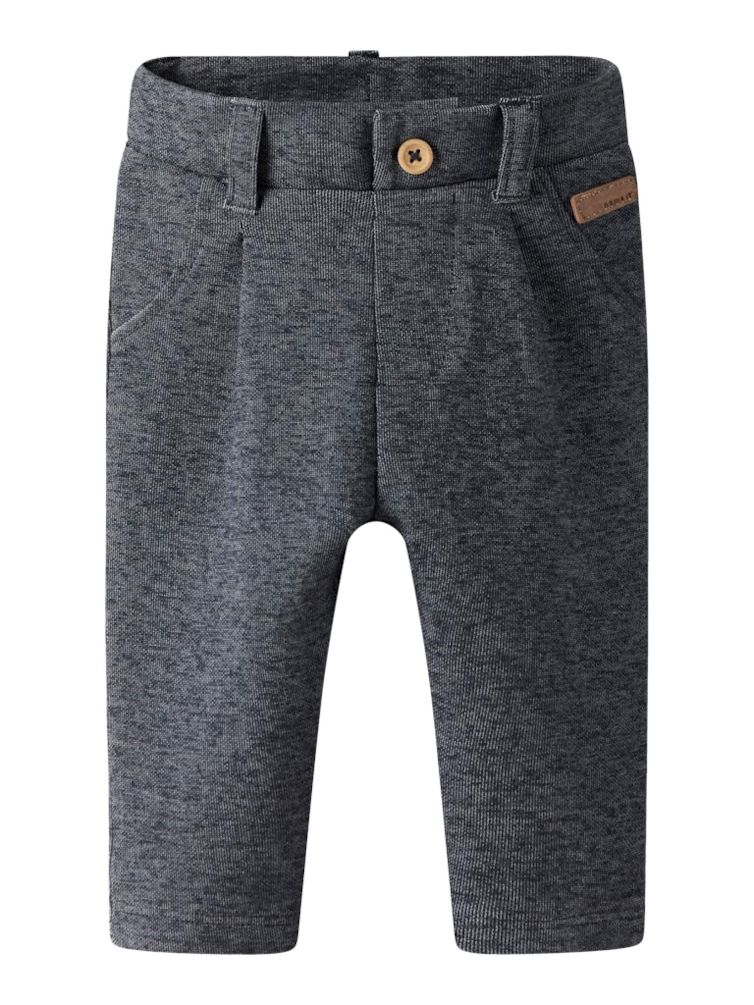 NAME IT Regular Панталон 'NBMFollow' в черно: отпред