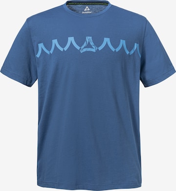 T-Shirt fonctionnel 'Elmori' Schöffel en bleu : devant