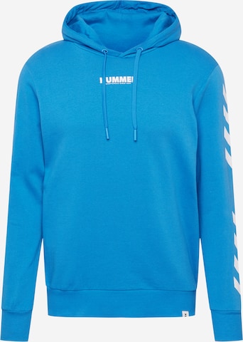 Hummel Sportsweatshirt 'Legacy' in Blauw: voorkant